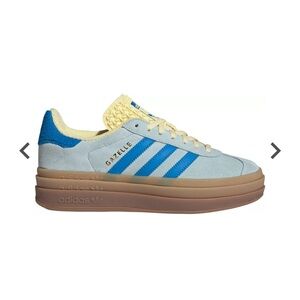 Adidas gazelle sneaker blue/yellow